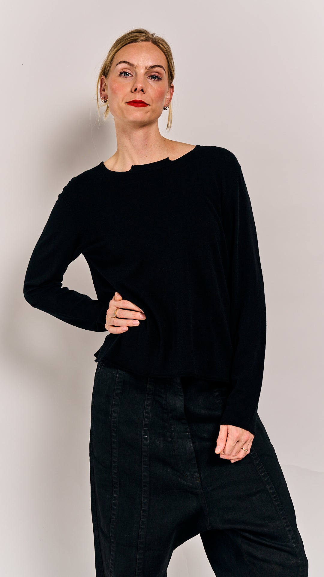 Rundholz Mainline Pullover Black