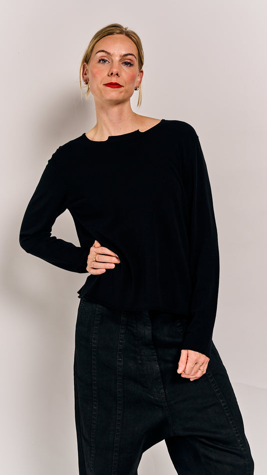 Rundholz Mainline Pullover Black