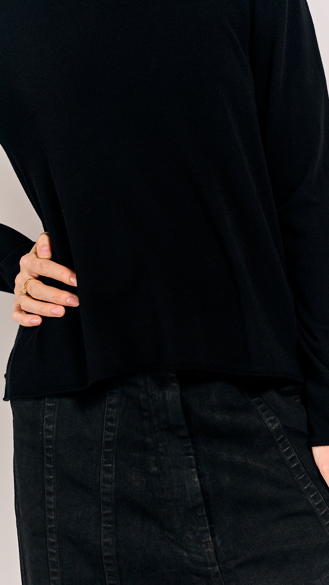 Rundholz Mainline Pullover Black