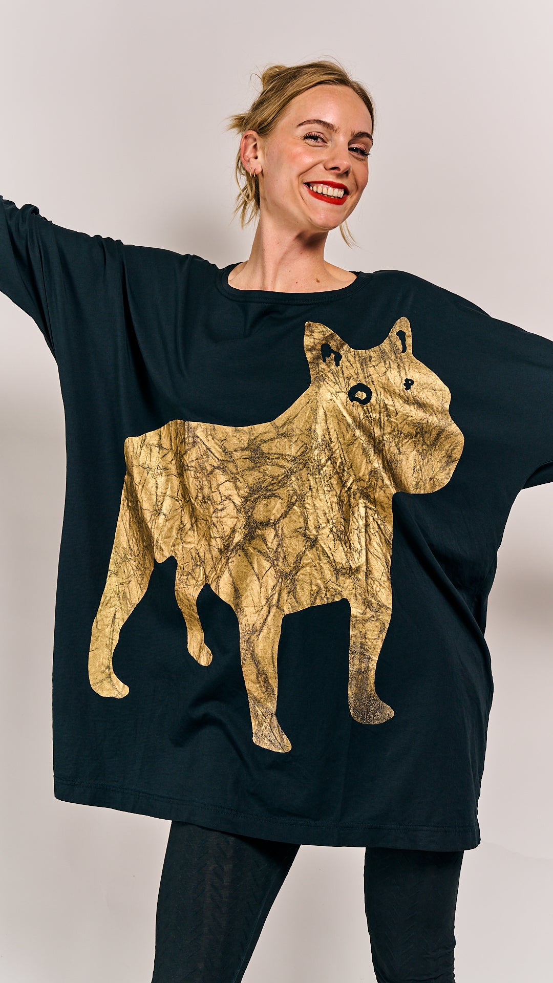 Rundholz Mainline Shirt Petrol Print