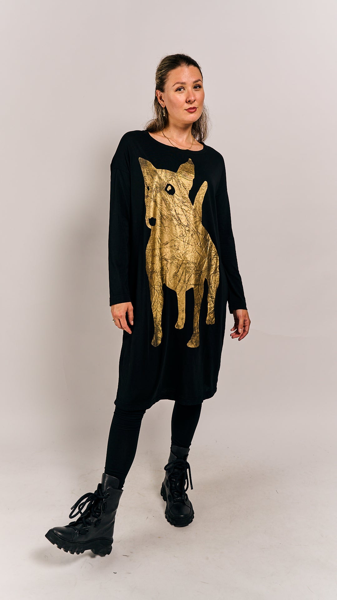Rundholz Mainline Dress Black Print