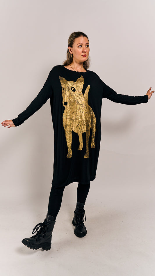 Rundholz Mainline Dress Black Print