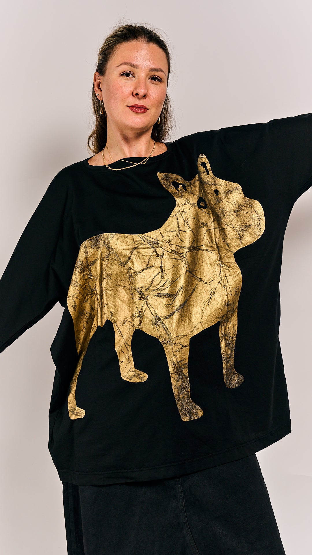 Rundholz Mainline Shirt Black Print