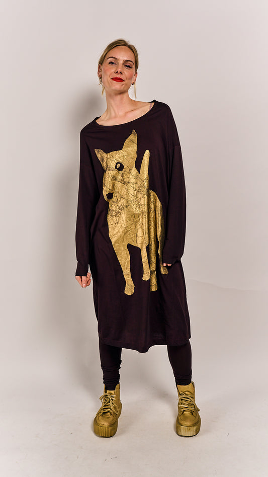 Rundholz Mainline Dress Purple Print