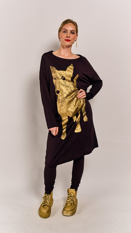 Rundholz Mainline Dress Purple Print