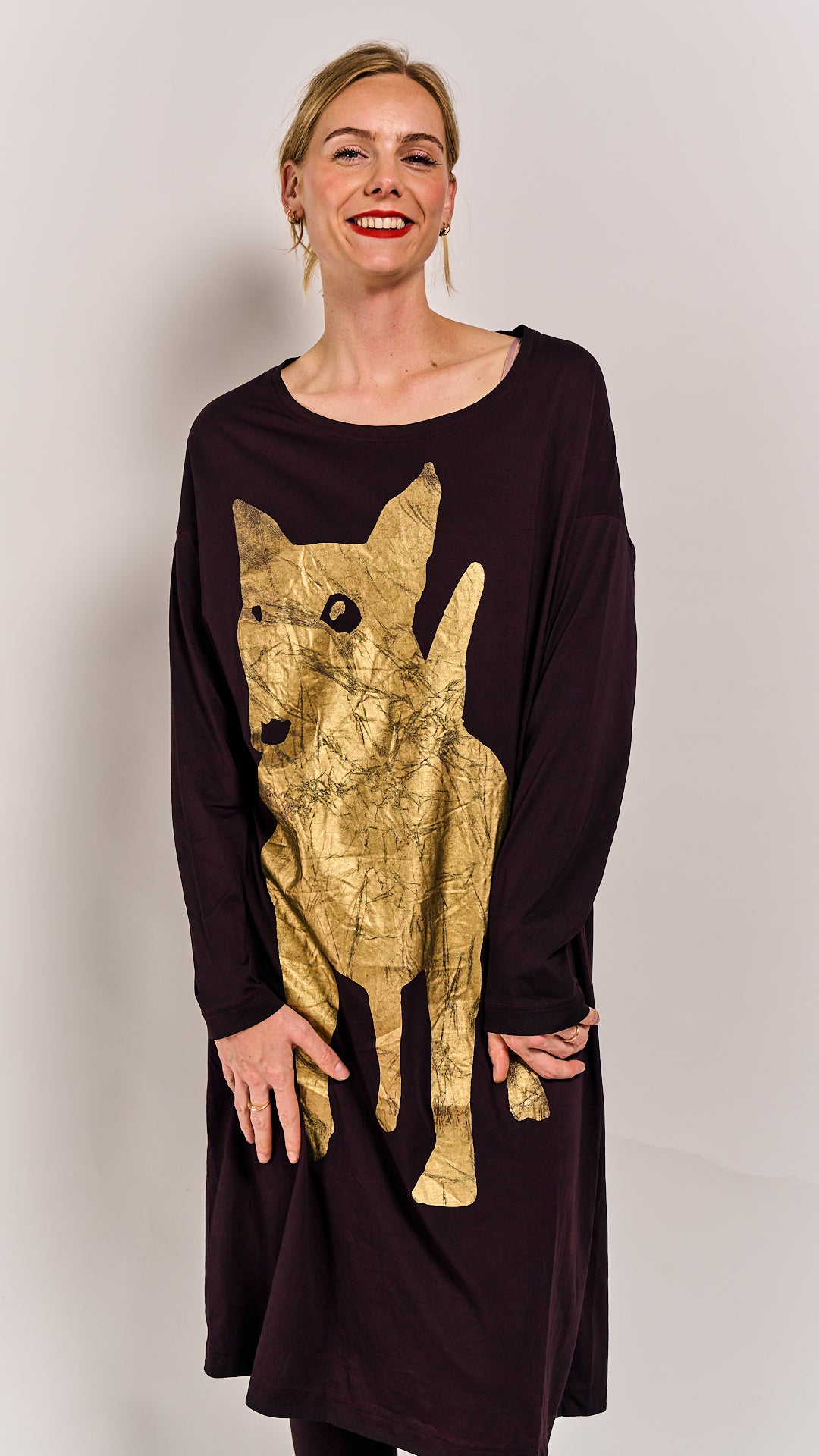 Rundholz Mainline Dress Purple Print
