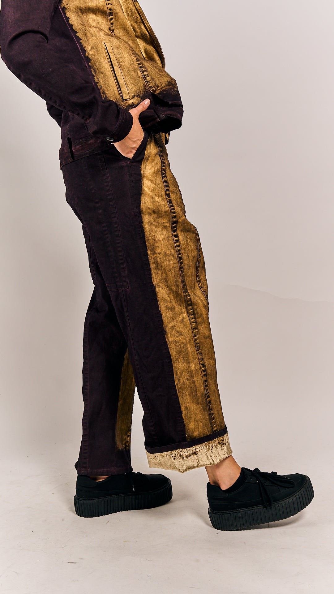 Rundholz Mainline Trousers Purple Gold