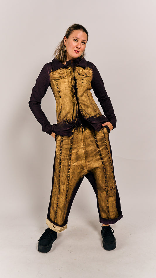 Rundholz Mainline Trousers Purple Gold
