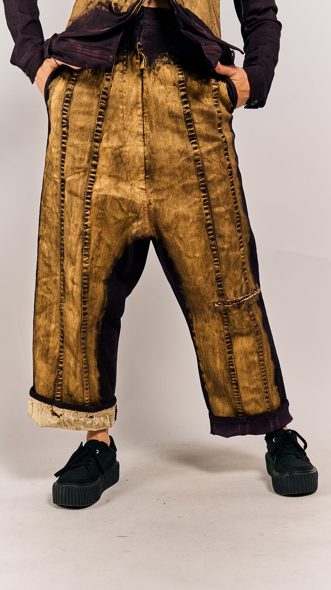 Rundholz Mainline Trousers Purple Gold