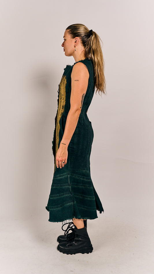 Rundholz Mainline Dress Petrol Gold