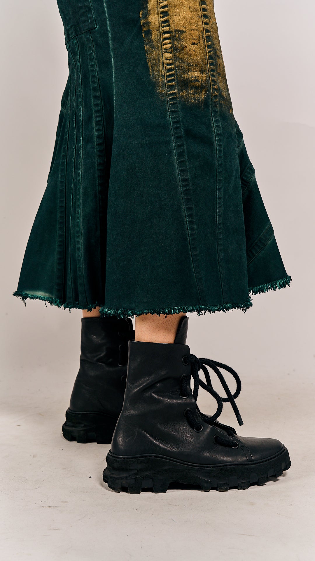 Rundholz Mainline Dress Petrol Gold