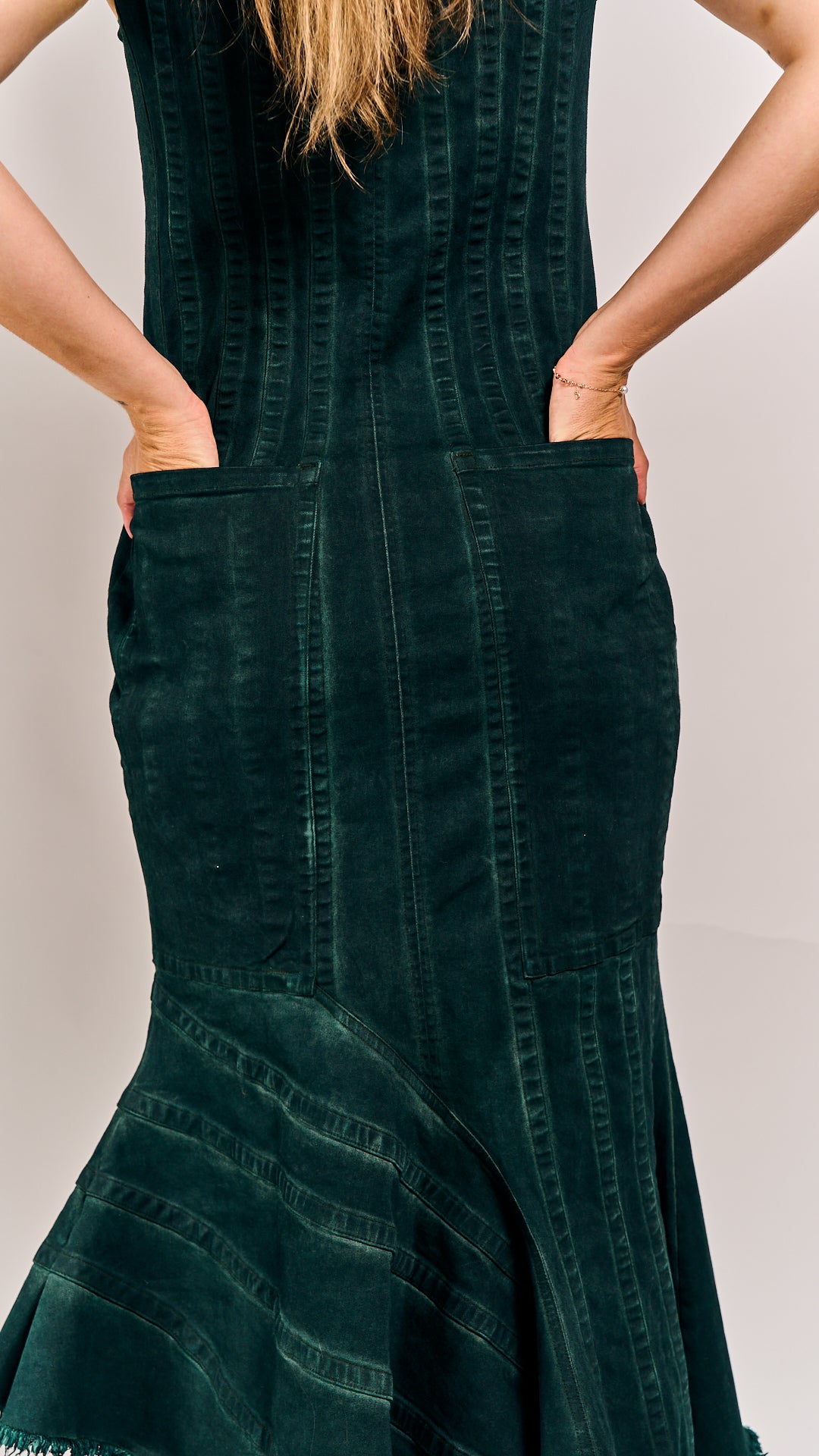 Rundholz Mainline Dress Petrol Gold