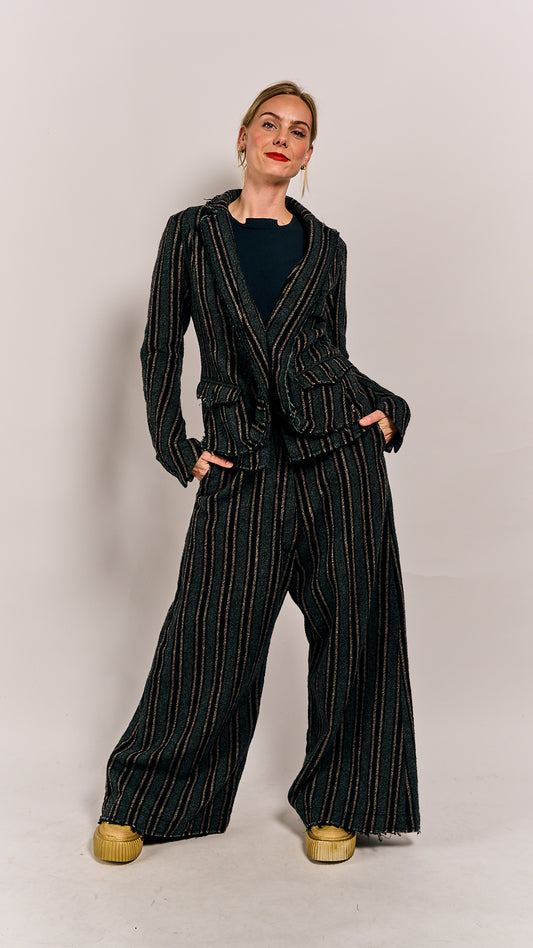 Rundholz Mainline Jacket Petrol Stripe