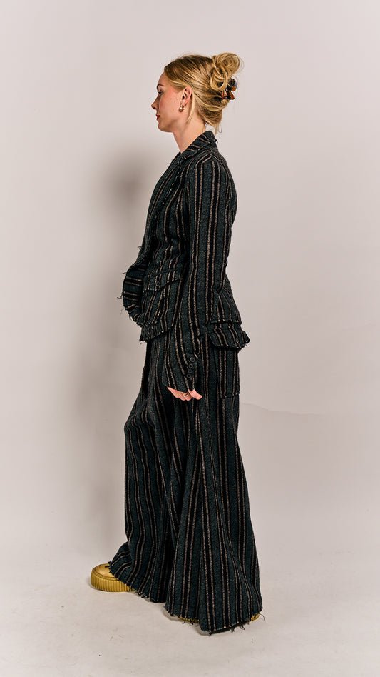 Rundholz Mainline Jacket Petrol Stripe
