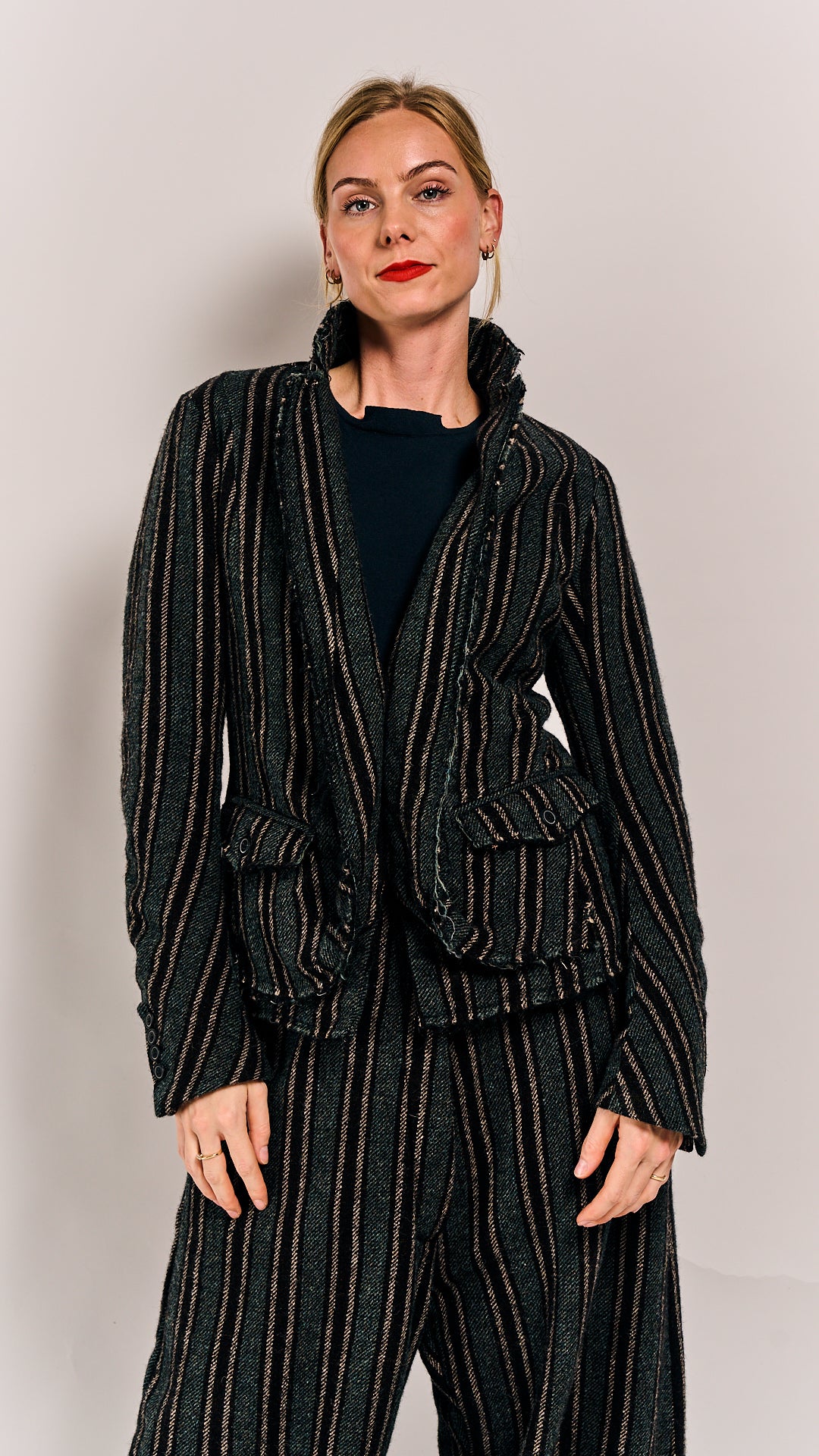 Rundholz Mainline Jacket Petrol Stripe