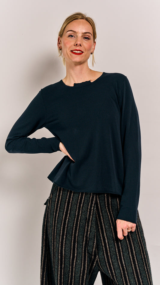 Rundholz Mainline Pullover Petrol