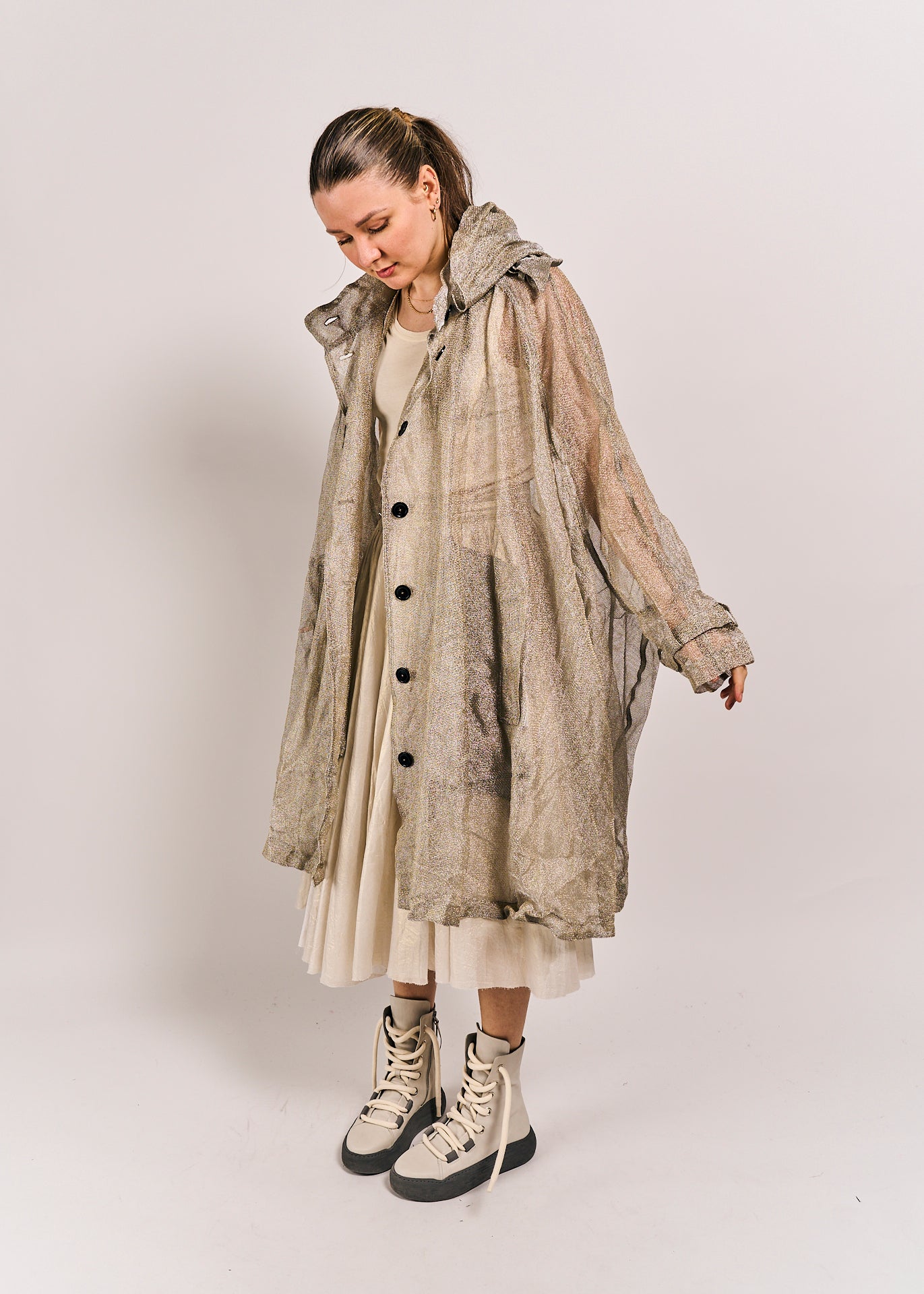 Rundholz Mainline Coat Whitegold