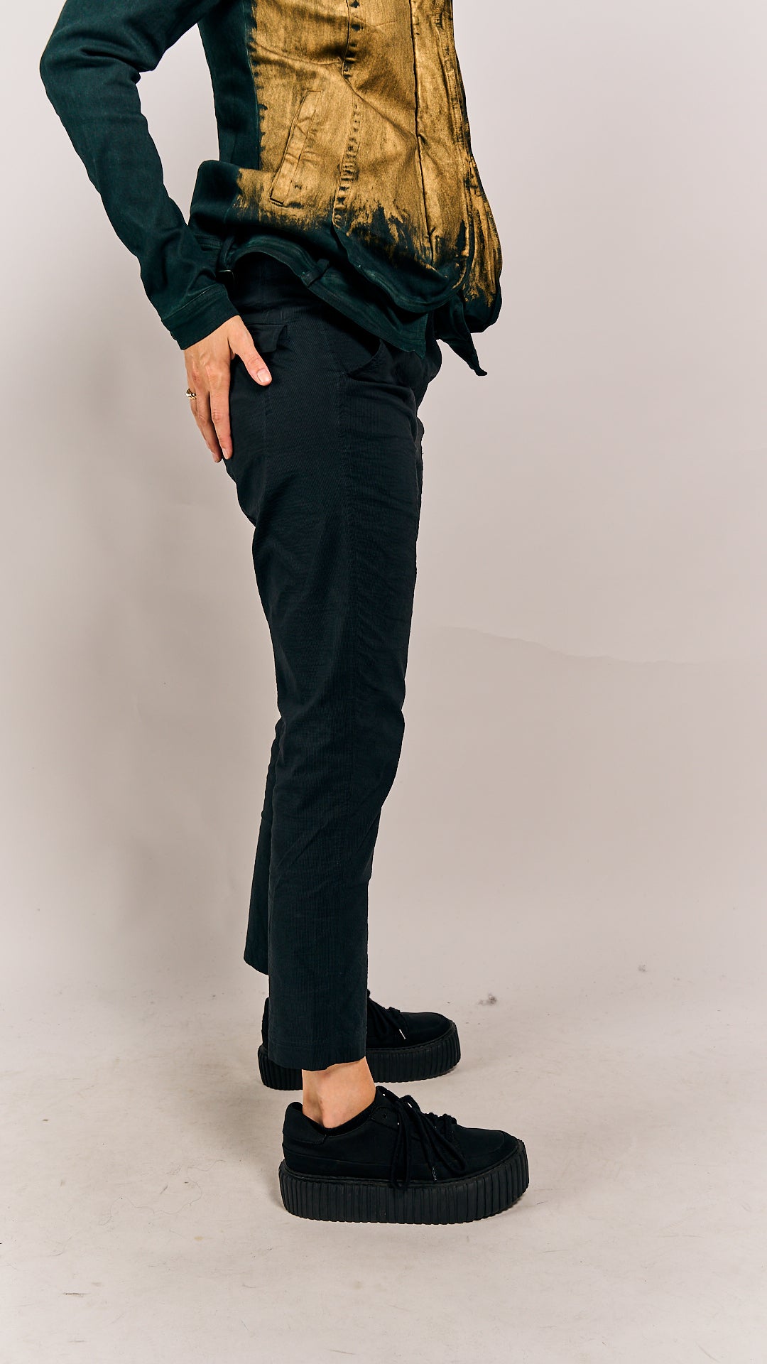 Rundholz Mainline Trousers Petrol Cloud