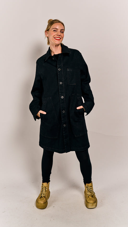 Rundholz Mainline Coat Black Gloss
