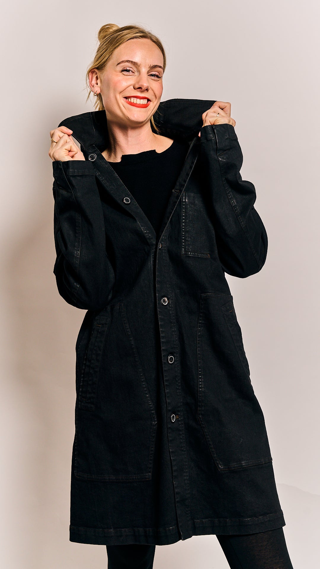Rundholz Mainline Coat Black Gloss