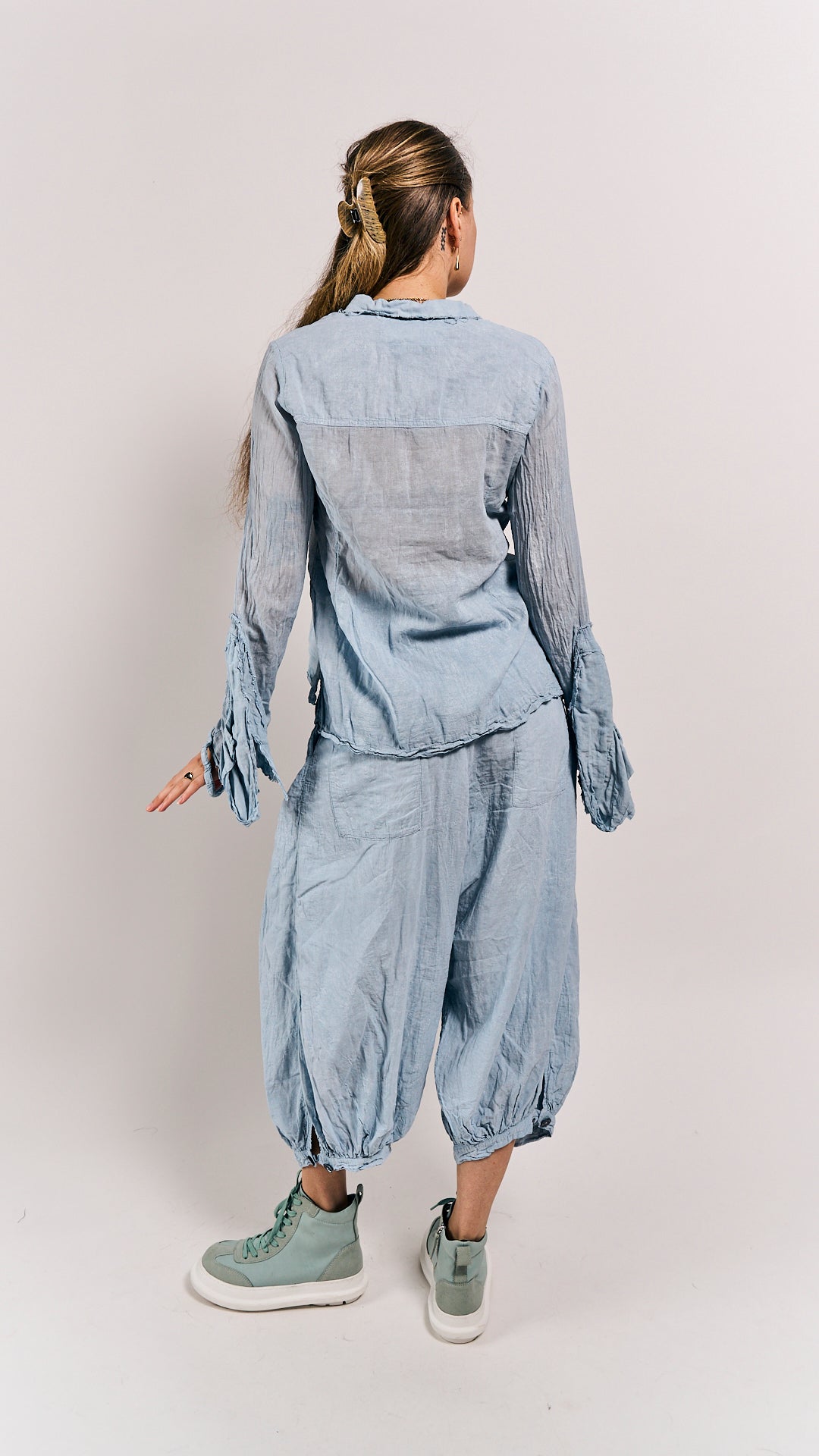 Rundholz DIP Blouse Sky Fog size Small