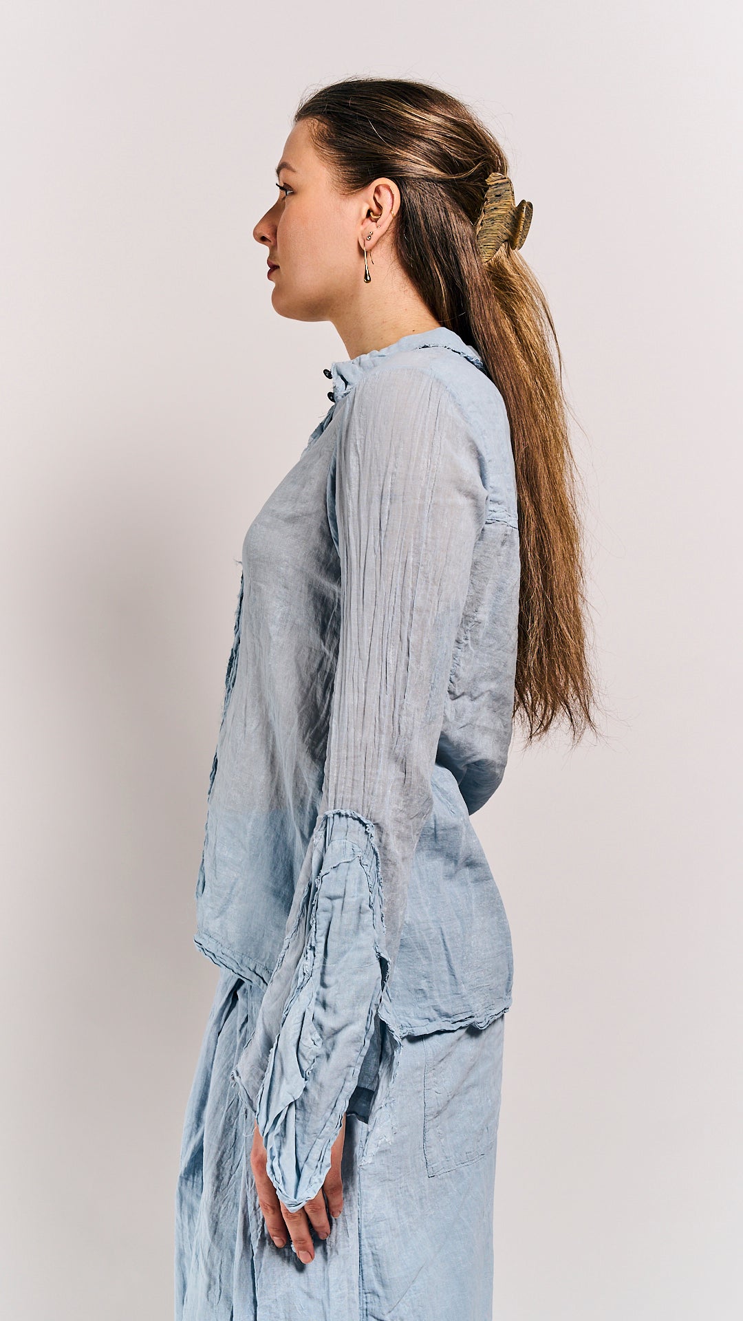 Rundholz DIP Blouse Sky Fog size Small