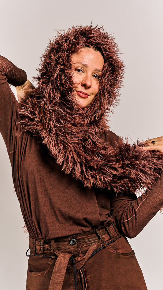 Rundholz DIP Shawl/Hood Henna Cloud
