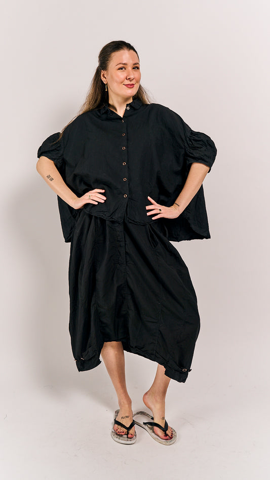 Rundholz DIP Blouse Black Gloss