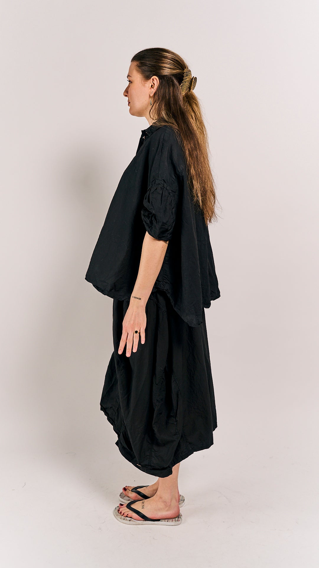 Rundholz DIP Blouse Black Gloss