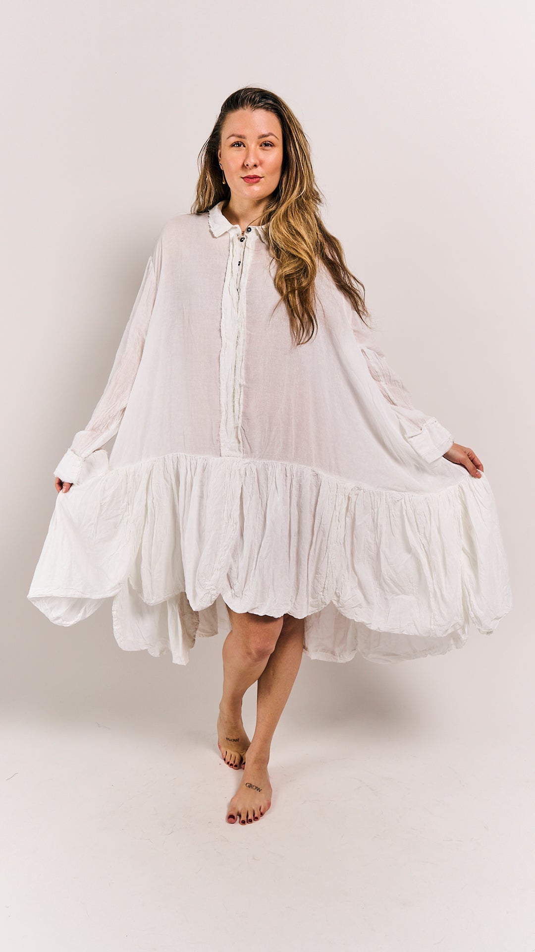 Rundholz DIP Dress Seafoam Fog