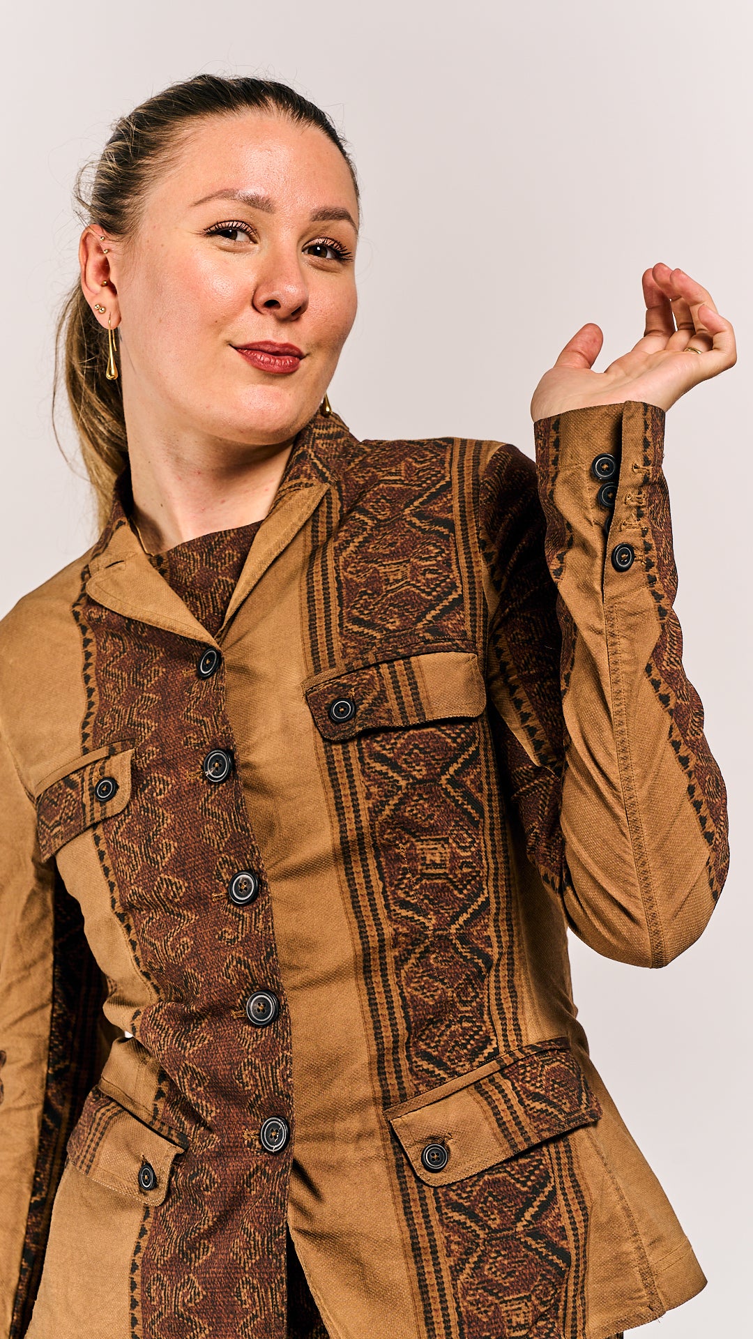 Rundholz DIP Jacket Dakar Cloud Stripe