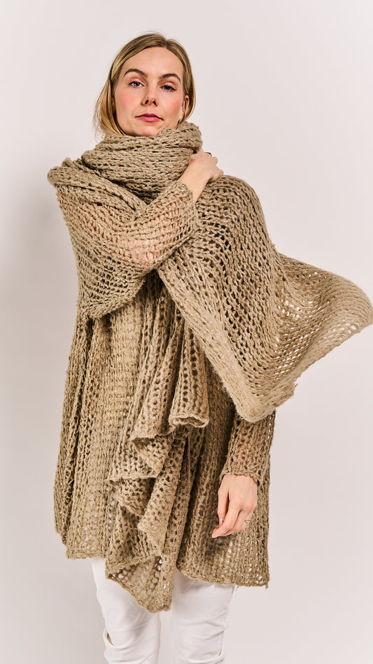 Rundholz DIP Shawl Silk Linen