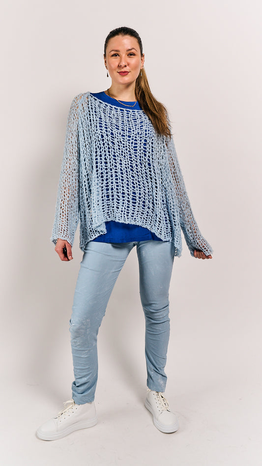 Rundholz DIP Pullover Silk Sky