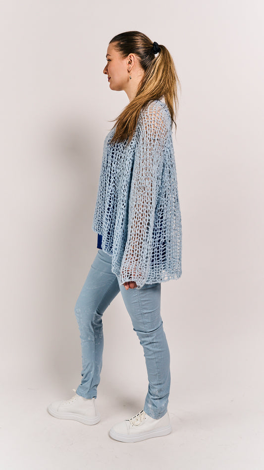 Rundholz DIP Pullover Silk Sky