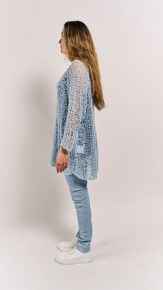 Rundholz DIP Pullover Silk Sky