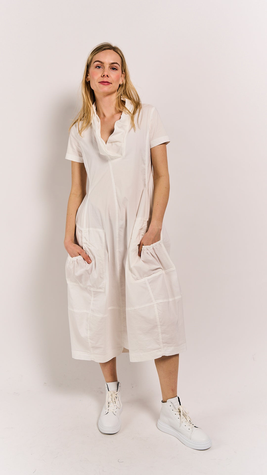 Rundholz Black Label Dress Offwhite