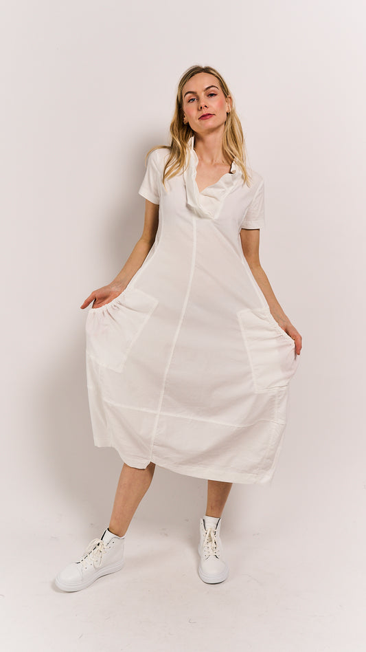 Rundholz Black Label Dress Offwhite