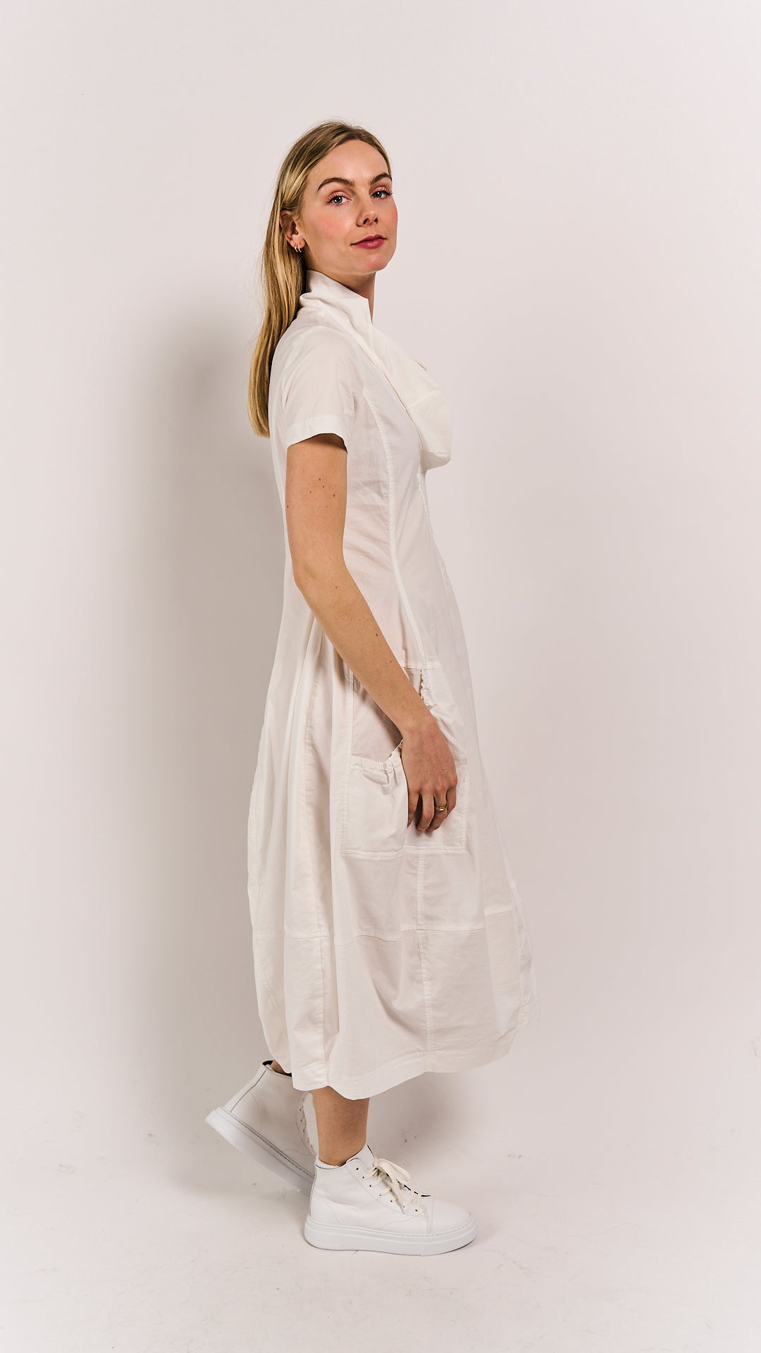 Rundholz Black Label Dress Offwhite