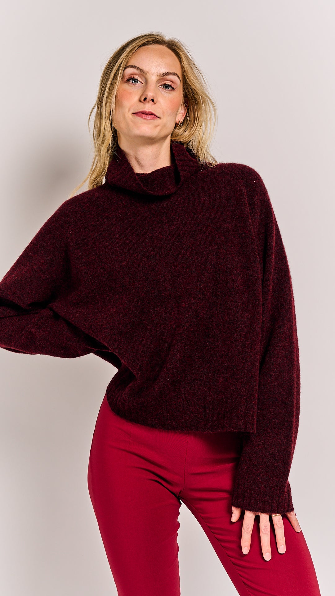 Rundholz Black Label Pullover Lava Melange