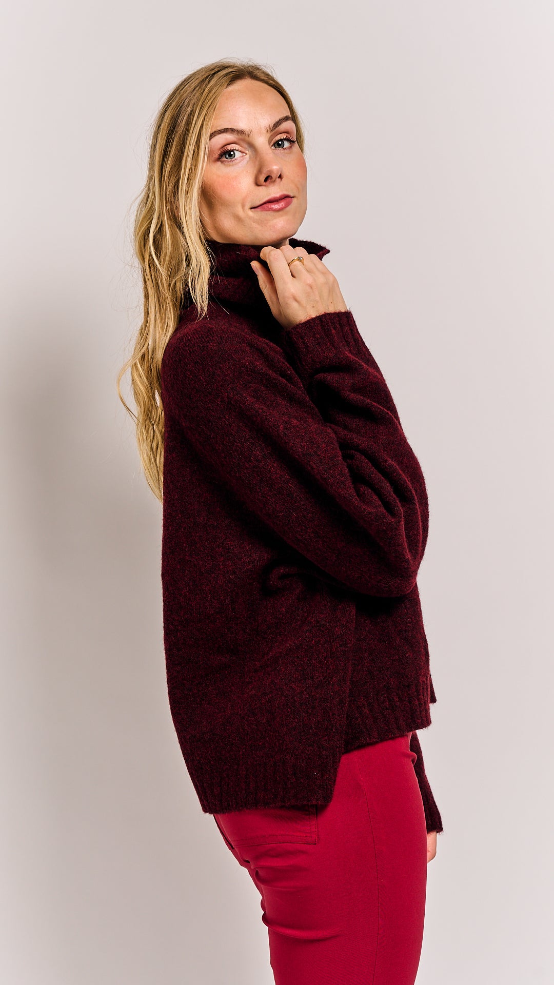 Rundholz Black Label Pullover Lava Melange