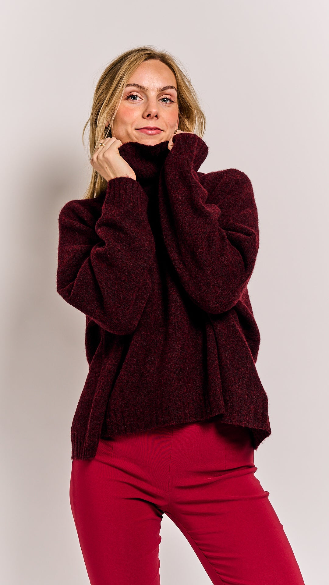 Rundholz Black Label Pullover Lava Melange