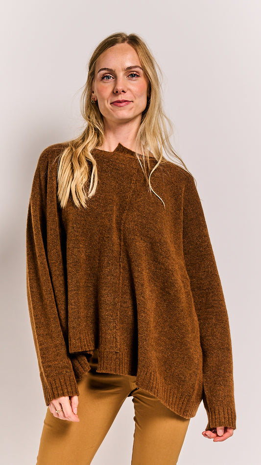 Rundholz Black Label Pullover Bronze Melange