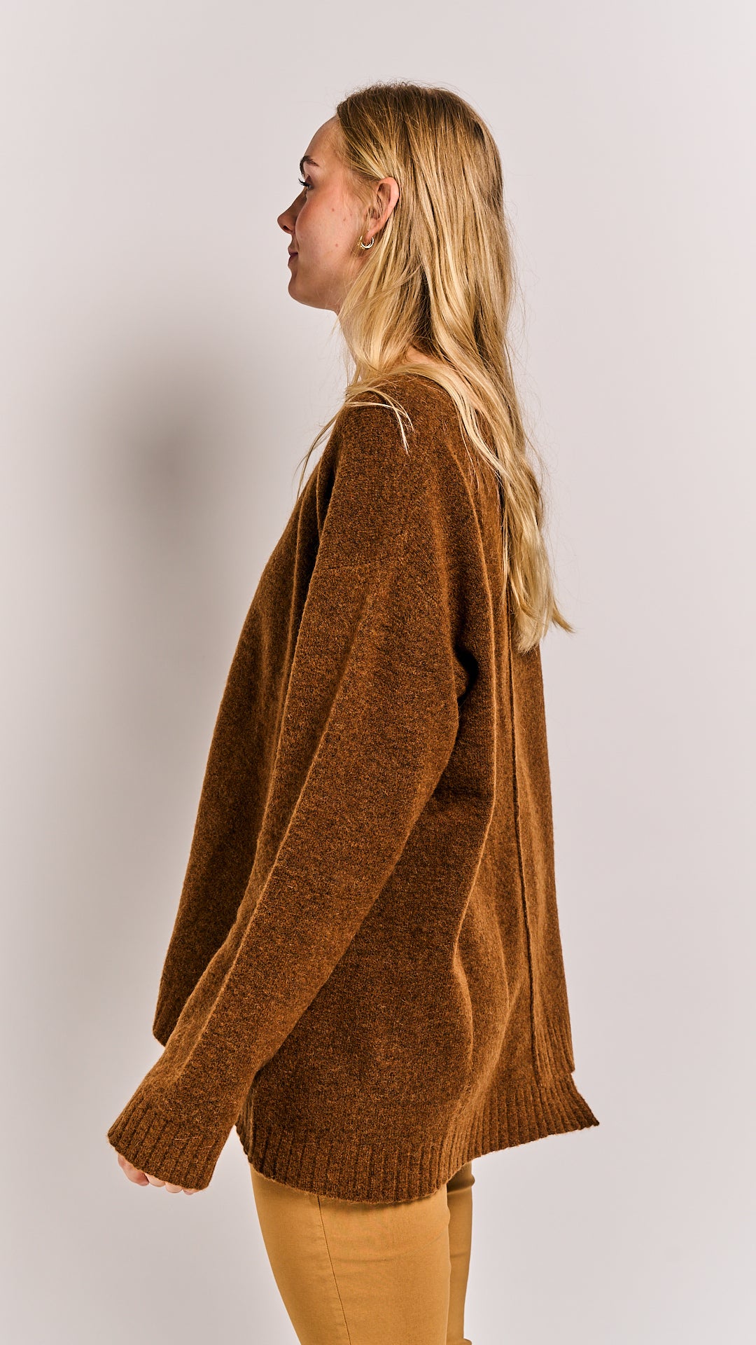 Rundholz Black Label Pullover Bronze Melange
