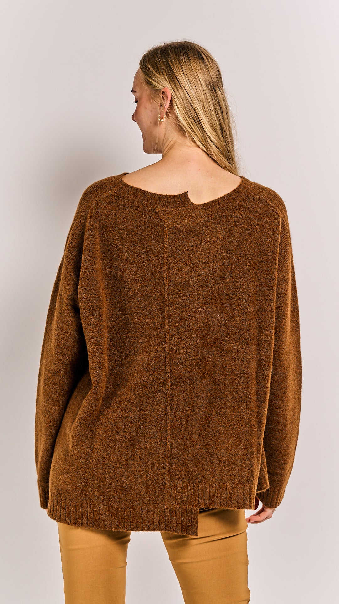 Rundholz Black Label Pullover Bronze Melange
