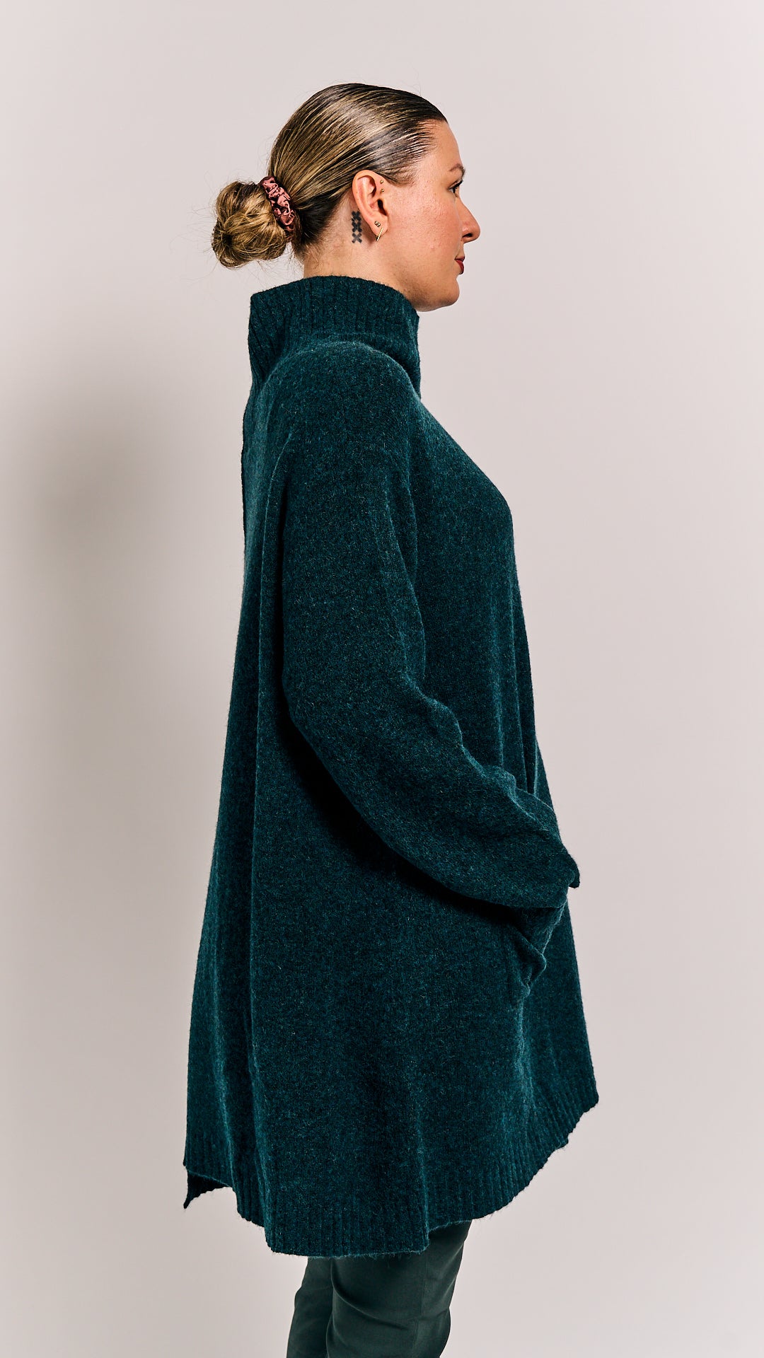 Rundholz Black Label Cardigan Forest Melange
