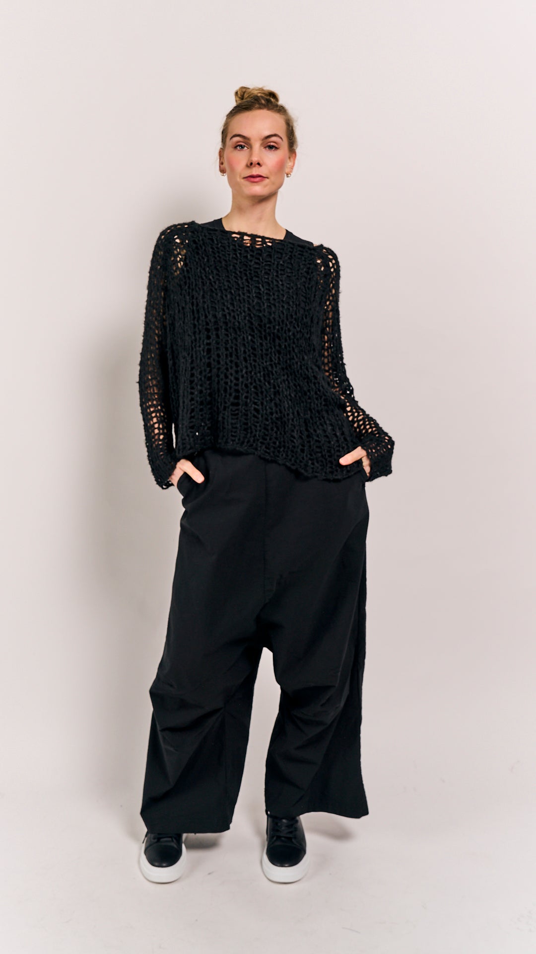 Rundholz DIP Pullover Silk Black