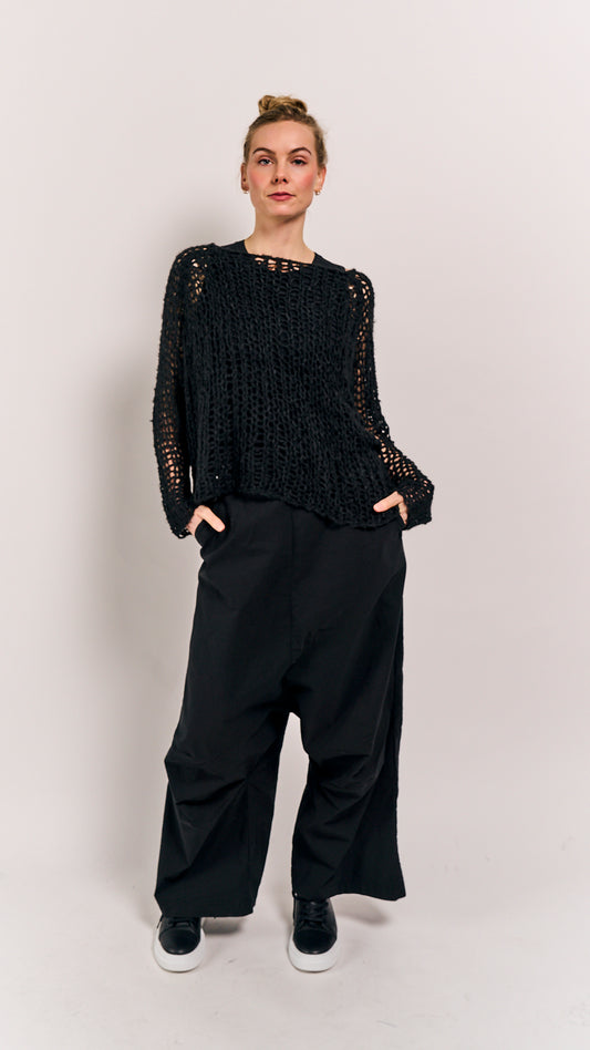 Rundholz DIP Pullover Silk Black