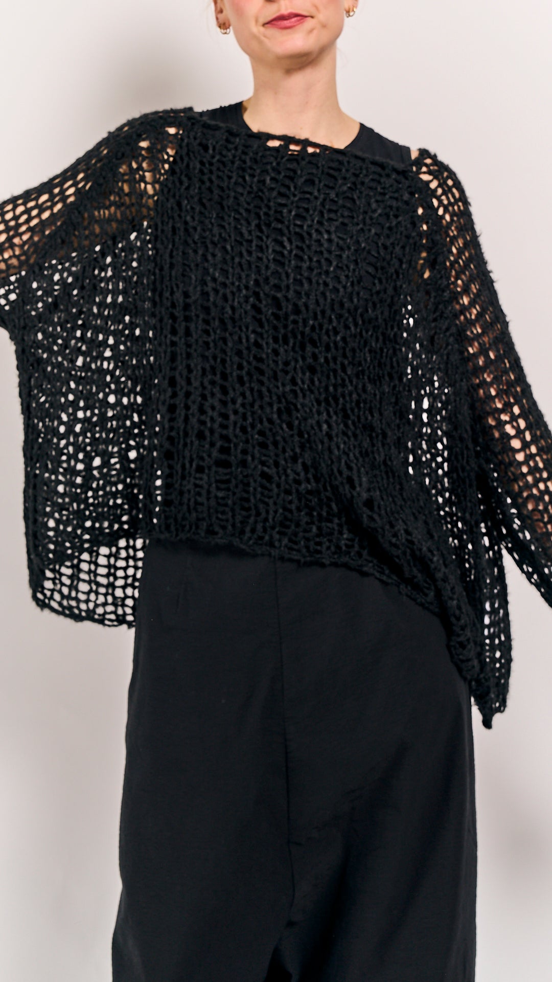 Rundholz DIP Pullover Silk Black