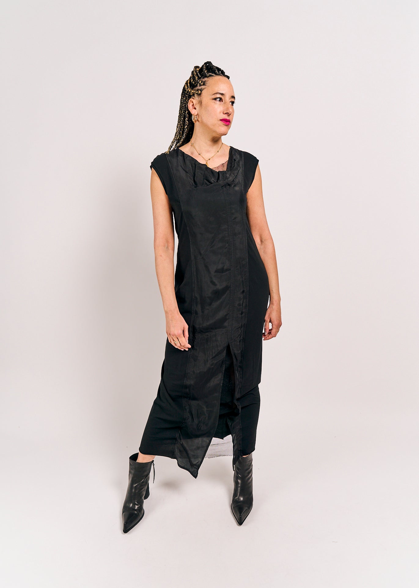 Rundholz Mainline Dress Black Cloud