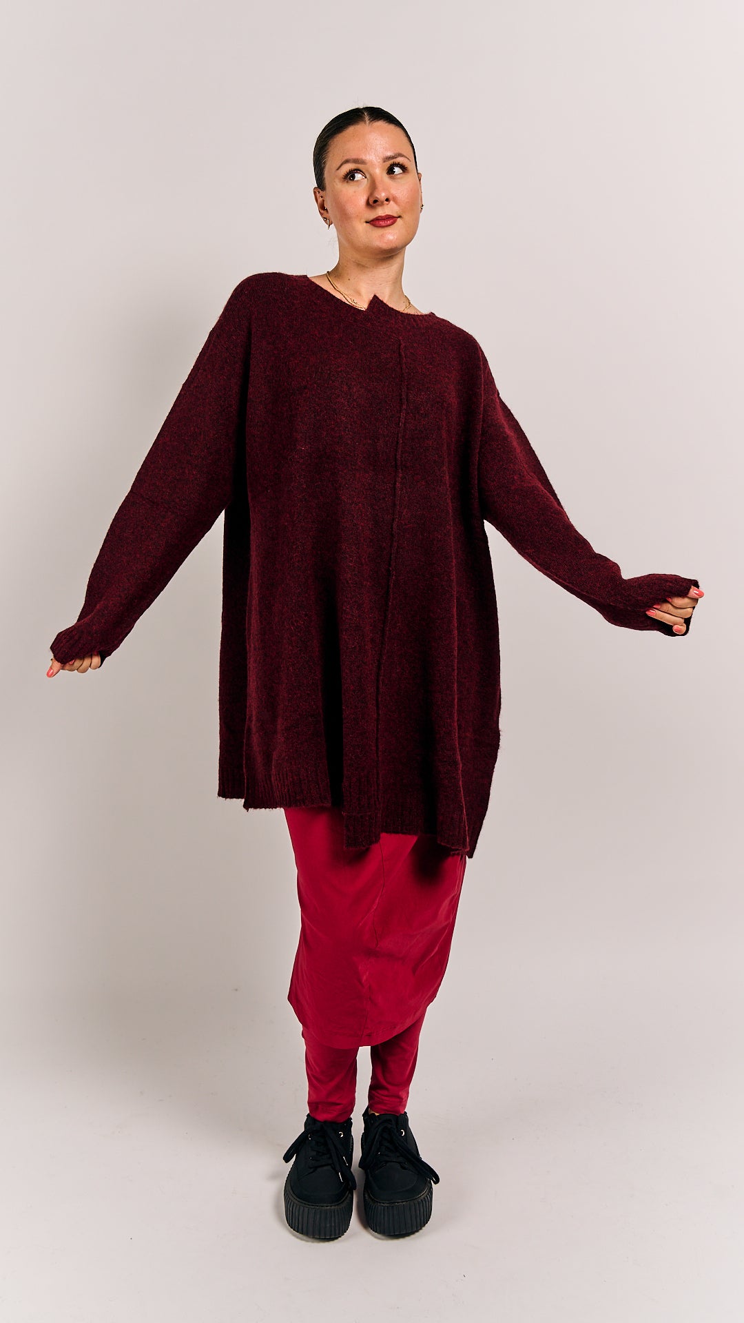 Rundholz Black Label Pullover Lava Melange
